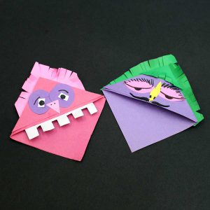 Click here for the Monster Bookmarks project video.