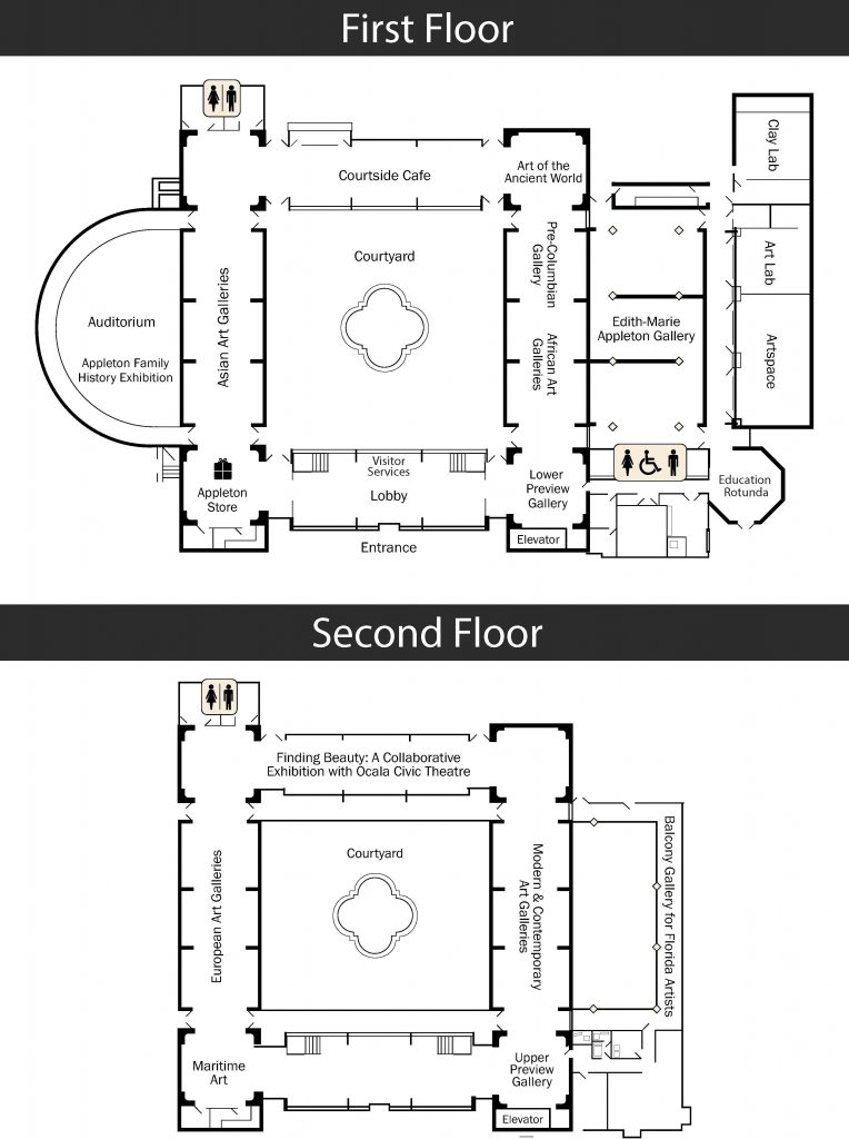 Gallery Map Appleton Museum of Art / College of Central Florida