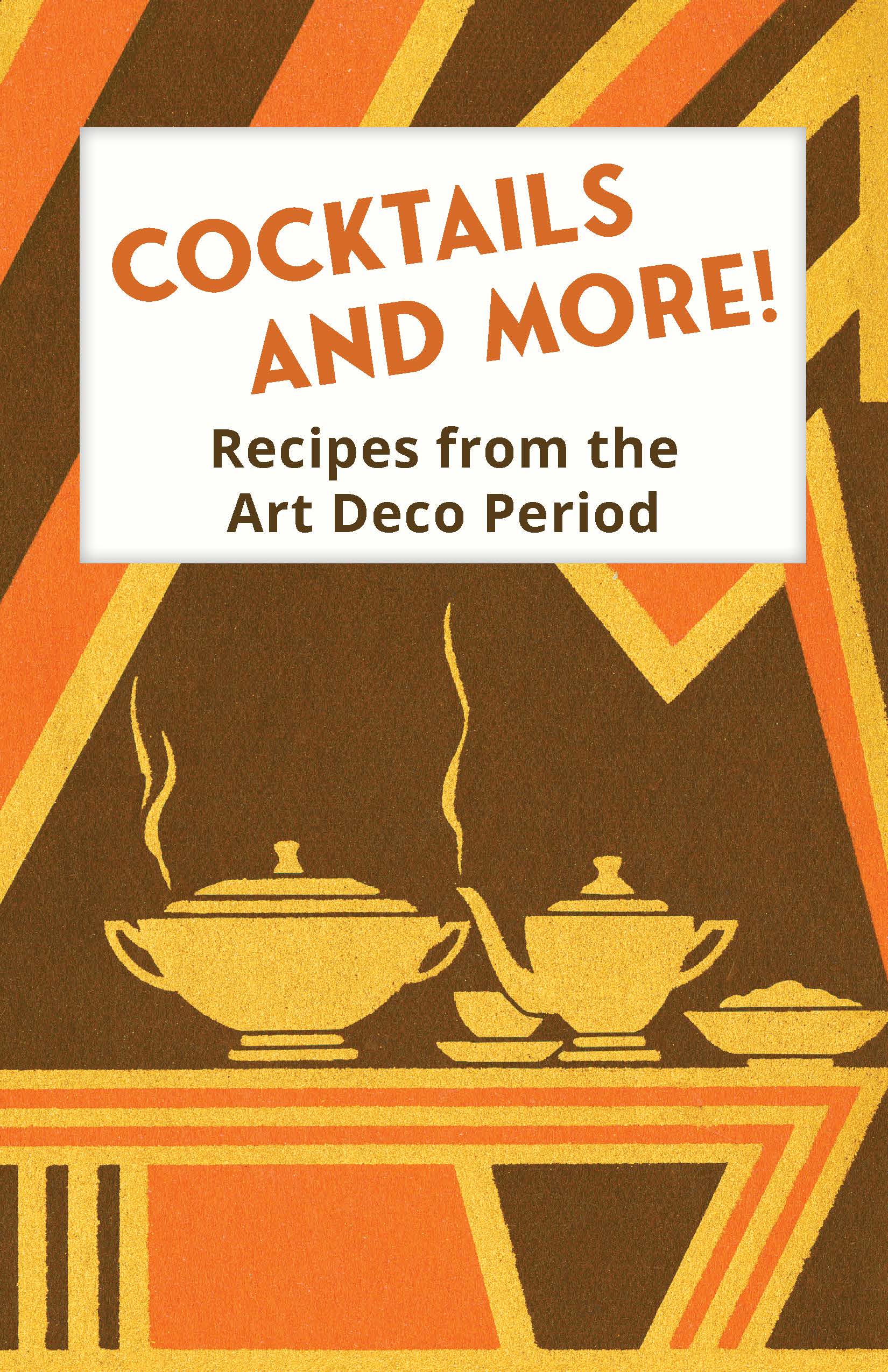 Art Deco Recipe Book Cover